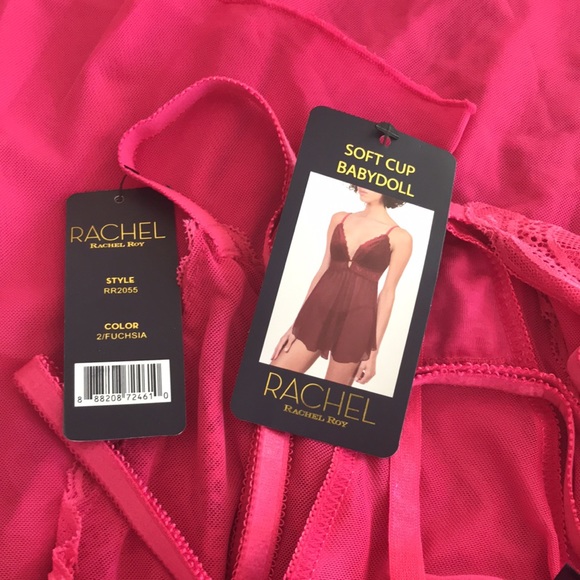 🛍️🛍️🛍️🛍️ Soft cup BABYDOLL Pink (Fuchsia) - Picture 4 of 4